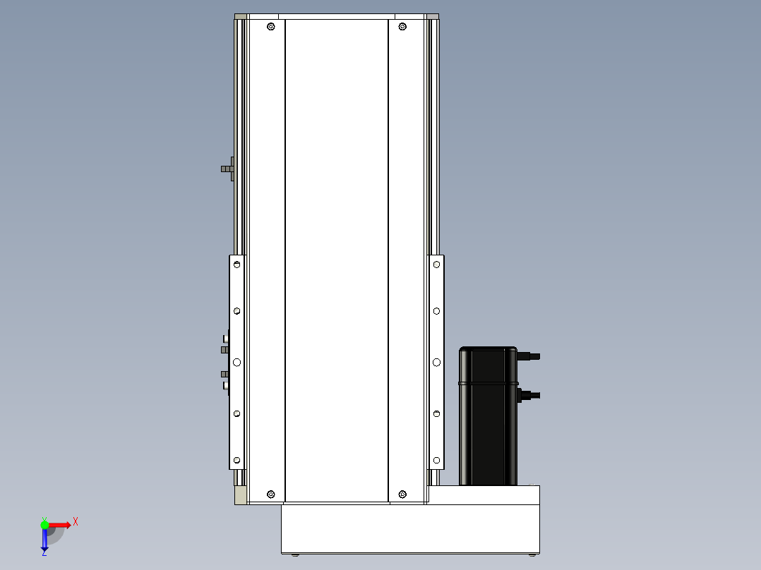 Toyo东佑达直线模组-ETH22-200-BL-400W+煞車俯视图