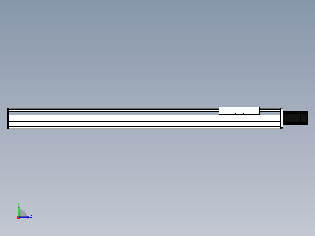 Toyo东佑达直线模组-ETH22-1150-BC-750W左视图
