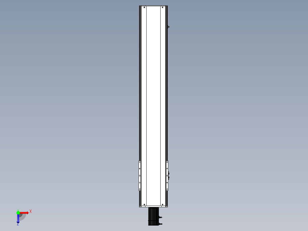 Toyo东佑达直线模组-ETH22-1150-BC-750W俯视图