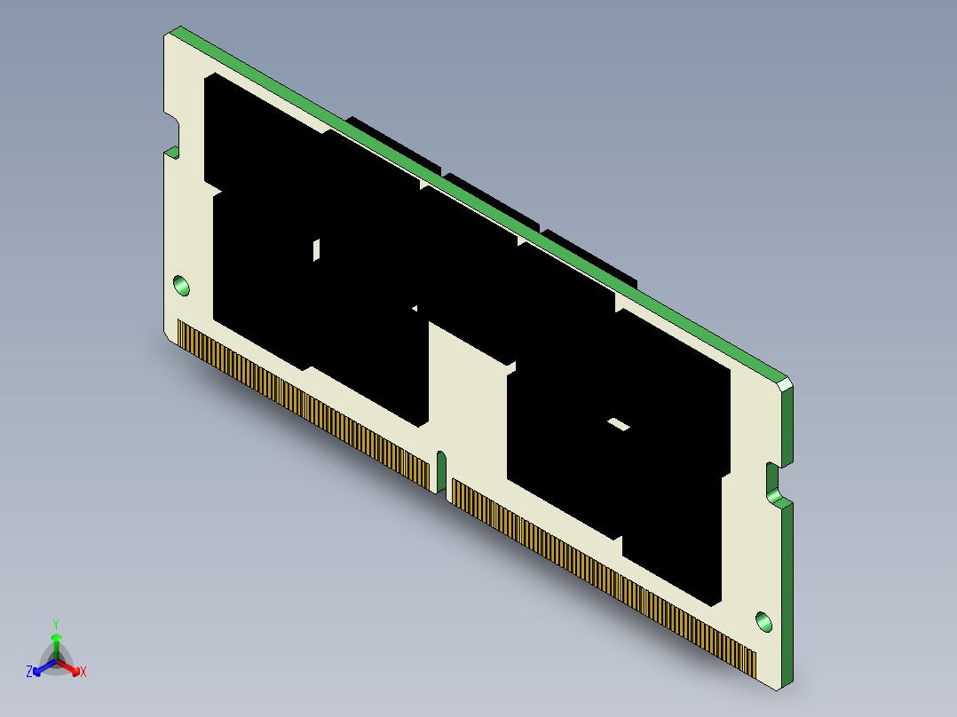 内存条 (18)正等轴测图