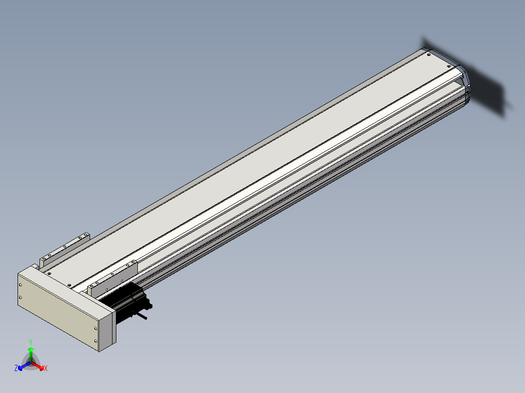 Toyo东佑达直线模组-ETH17-1050-BL-M40主视图