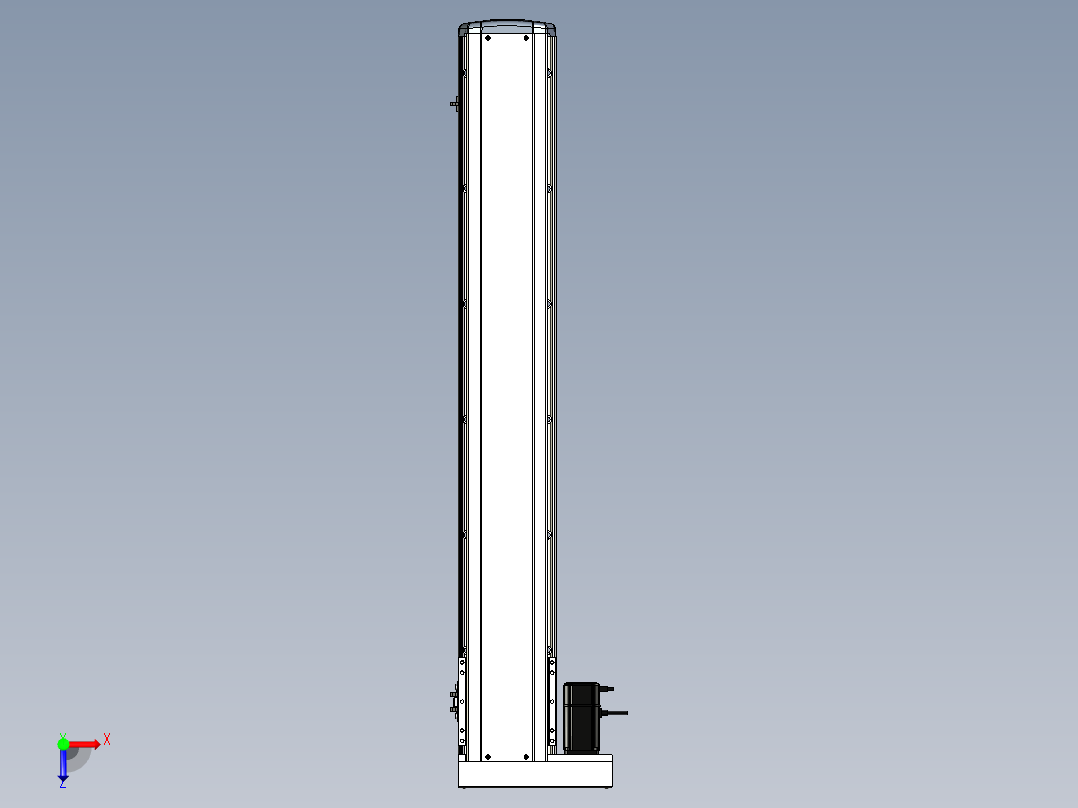 Toyo东佑达直线模组-ETH17-1050-BL-M40俯视图