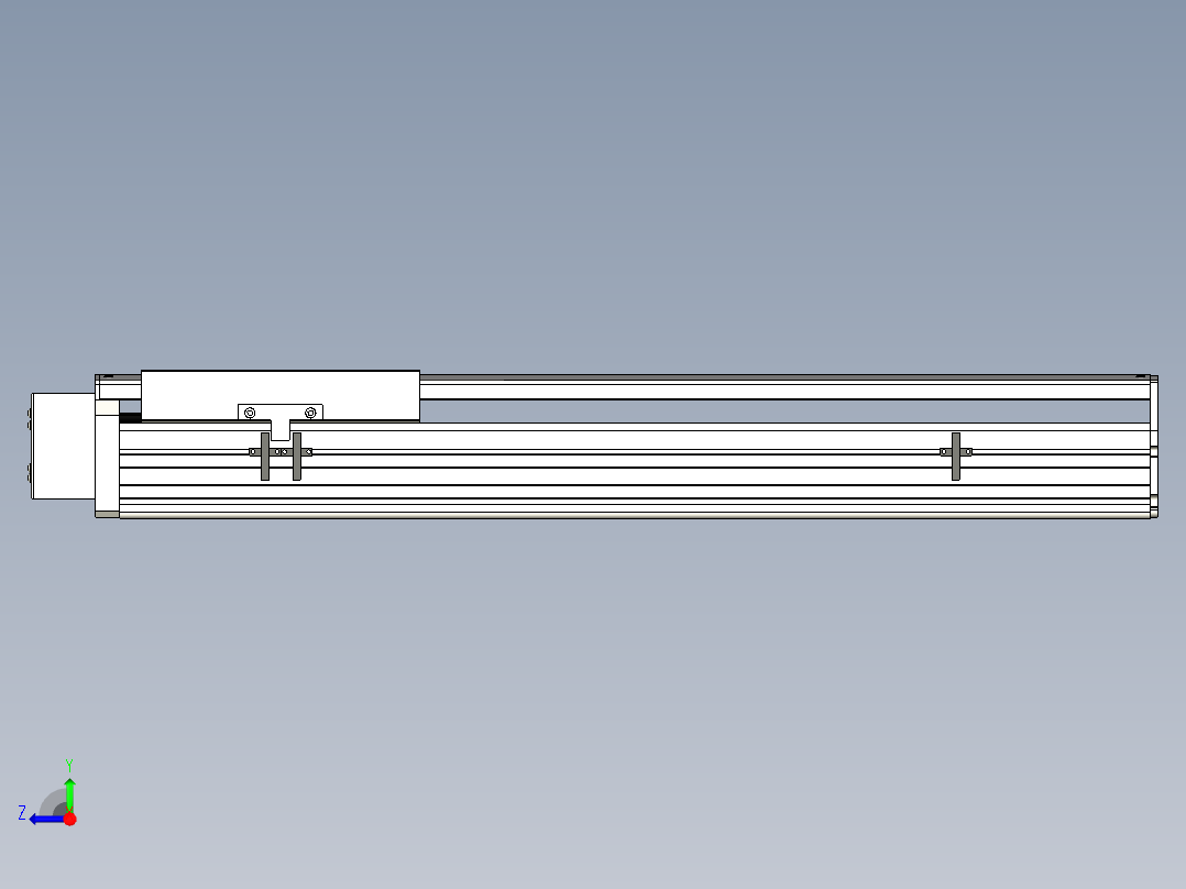 Toyo东佑达直线模组-ETH22-550-BR-400W+煞車右视图