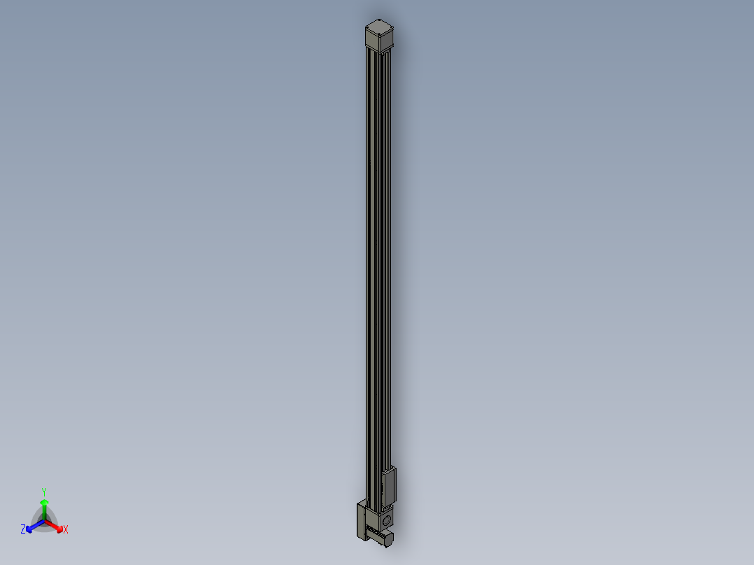 欧规系列-GB8-L96-S2300-BL-P40-MS3正等轴测图