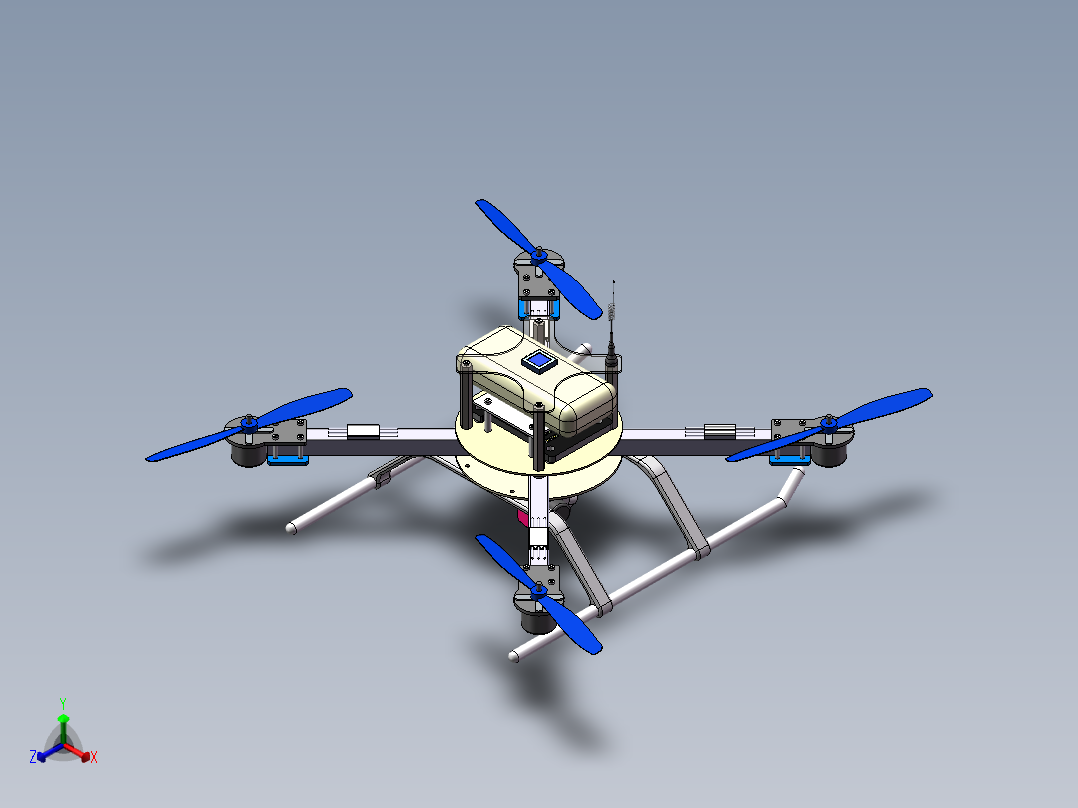 无人机11(3)正等轴测图