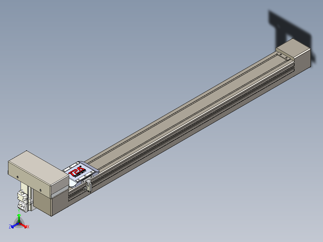 同步带全封闭直线模组TPA-HCB-65S-90-L650-ML-C-P10-N3正等轴测图