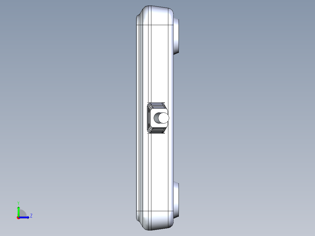 B2005086-RFID 13.56Mhz IC USB读卡器左视图