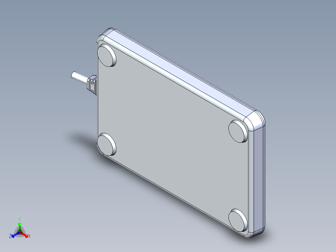 B2005086-RFID 13.56Mhz IC USB读卡器正等轴测图
