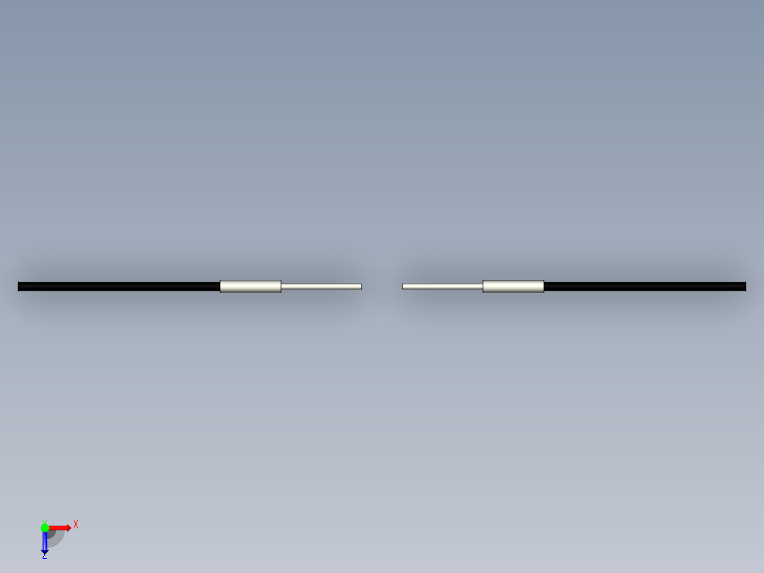 光纤元件对射型FT-D321Q-S俯视图