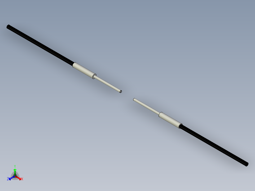 光纤元件对射型FT-D321Q-S正等轴测图