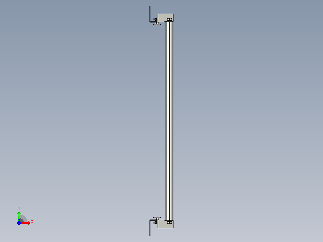 基恩士SL-JB47_side-mount_kc图纸模型前视图