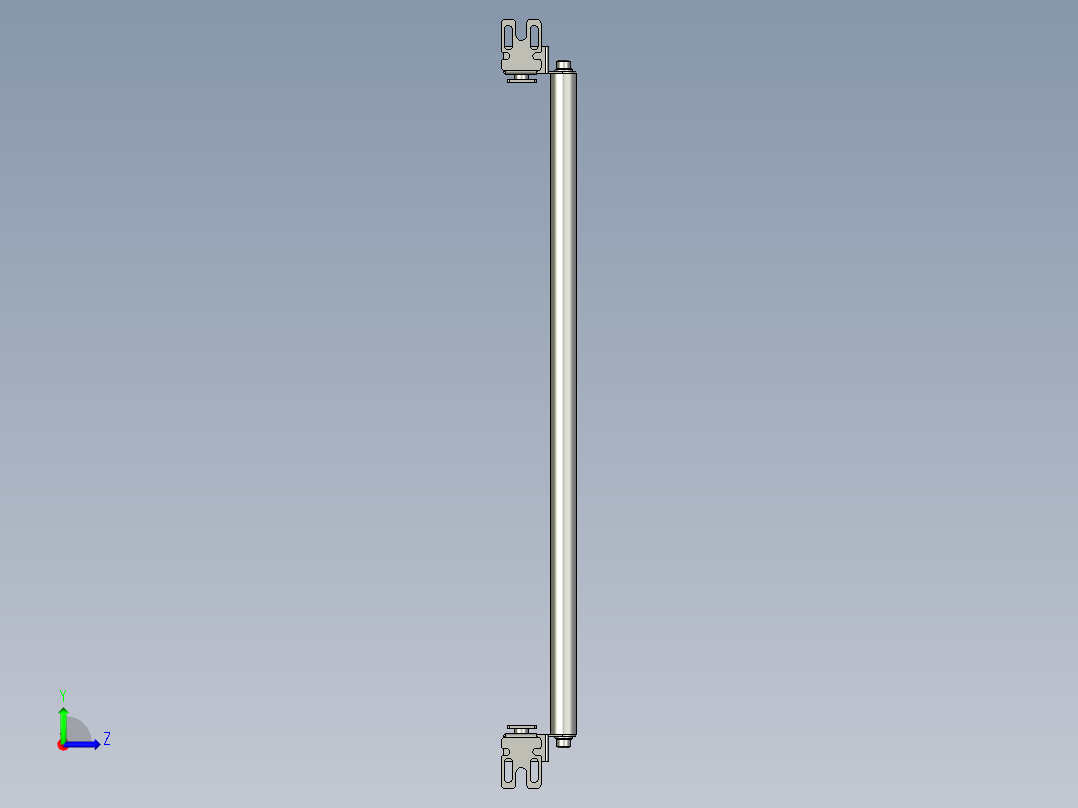 基恩士SL-JB47_side-mount_kc图纸模型左视图