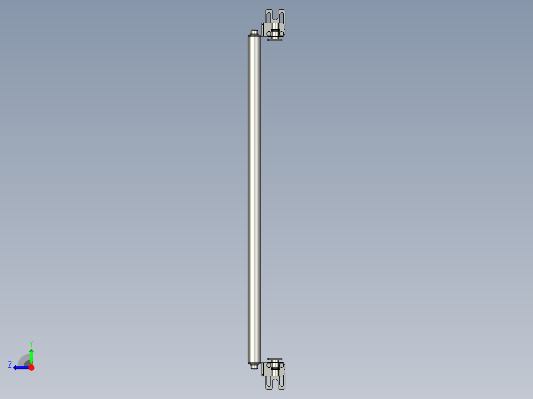 基恩士SL-JB47_side-mount_kc图纸模型右视图