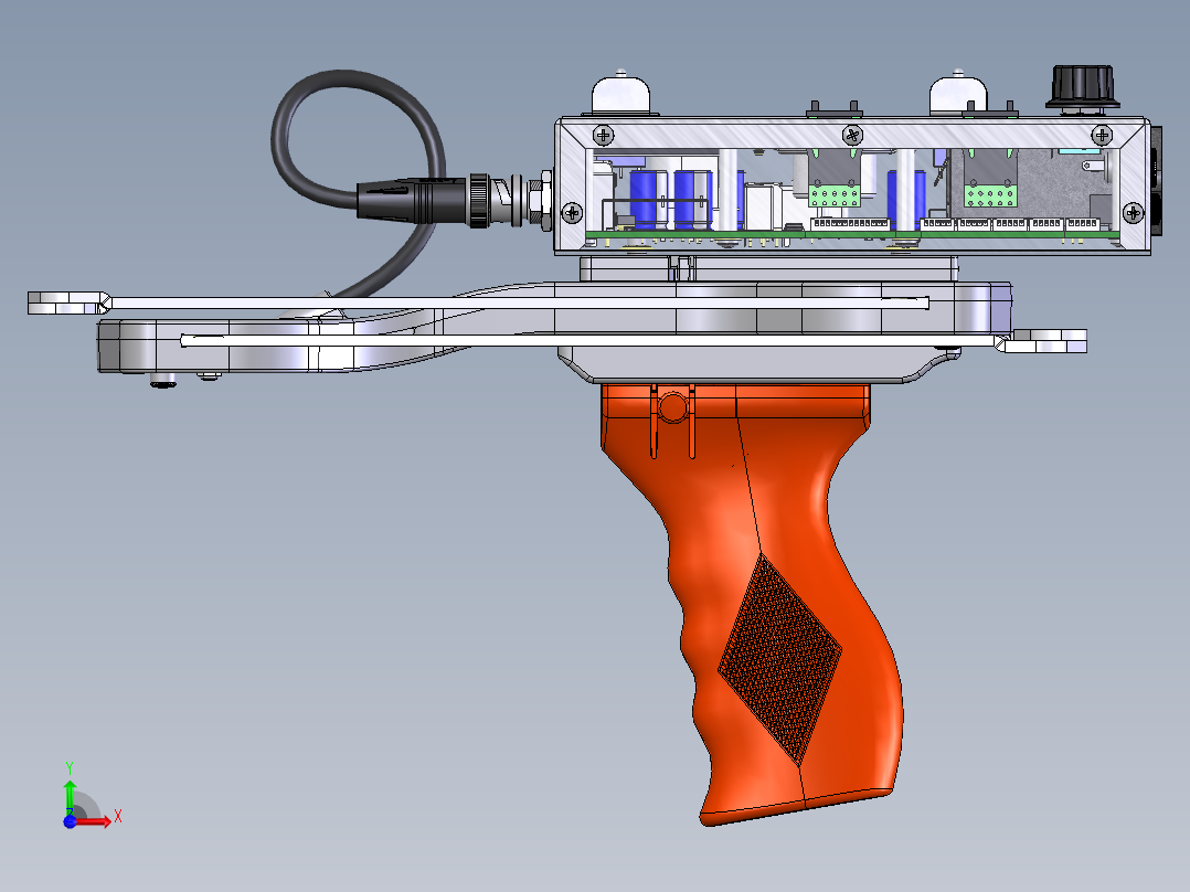 折叠天线前视图