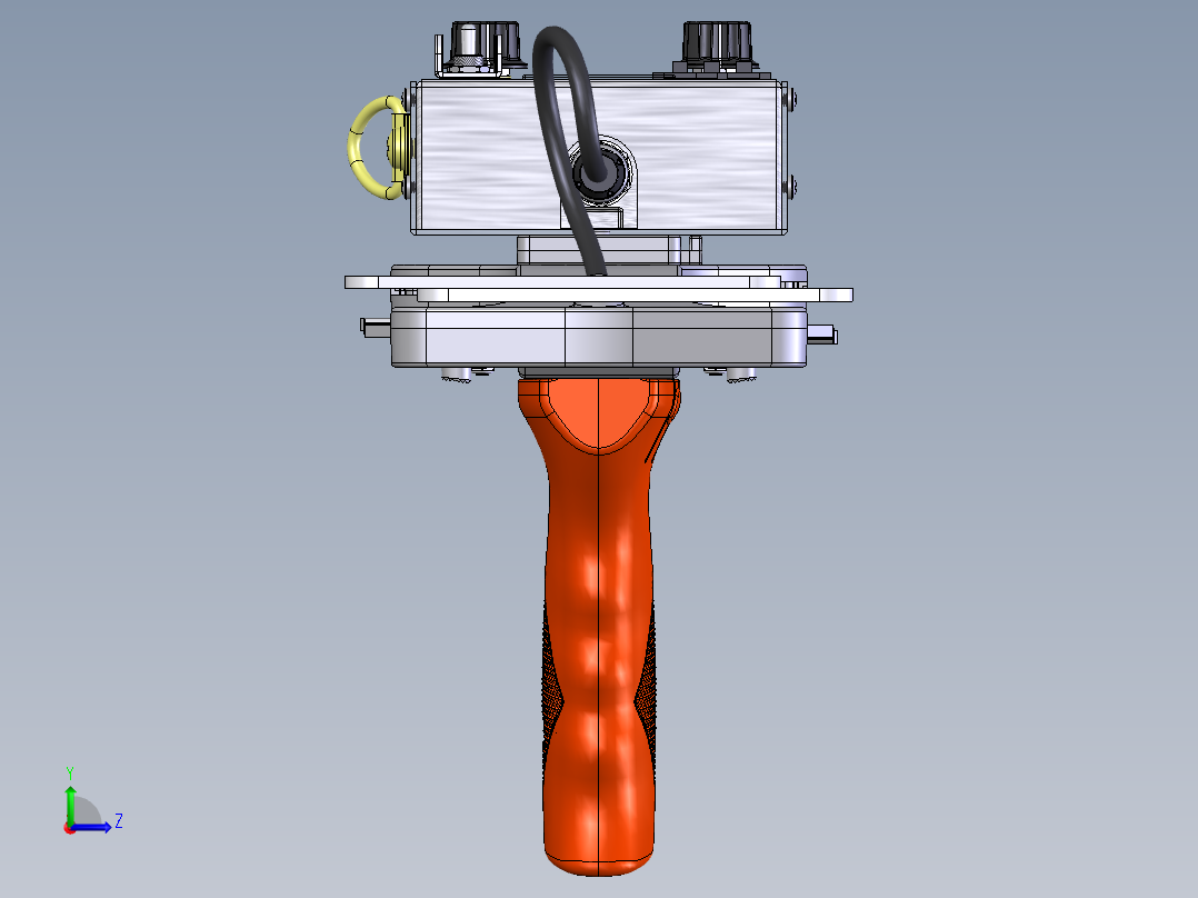 折叠天线左视图