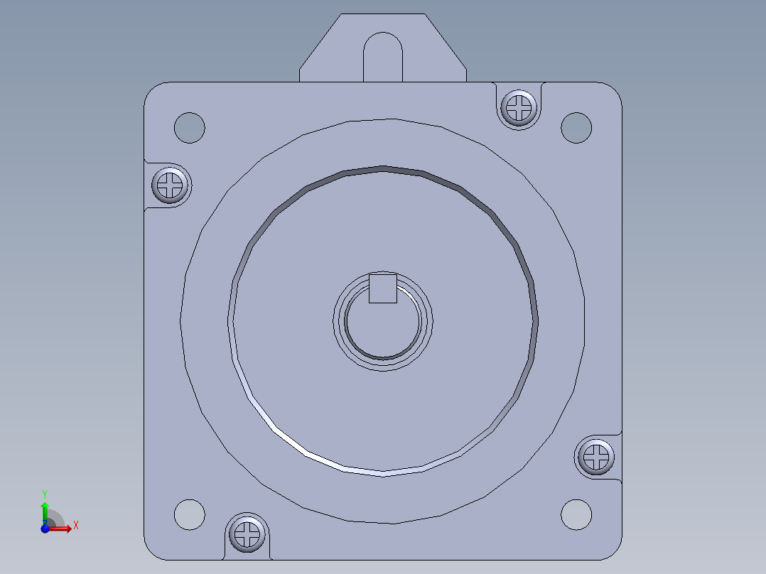 雷赛步进电机86CM45-0-I14前视图