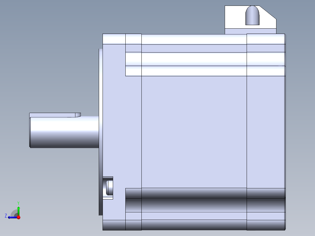 雷赛步进电机86CM45-0-I14右视图