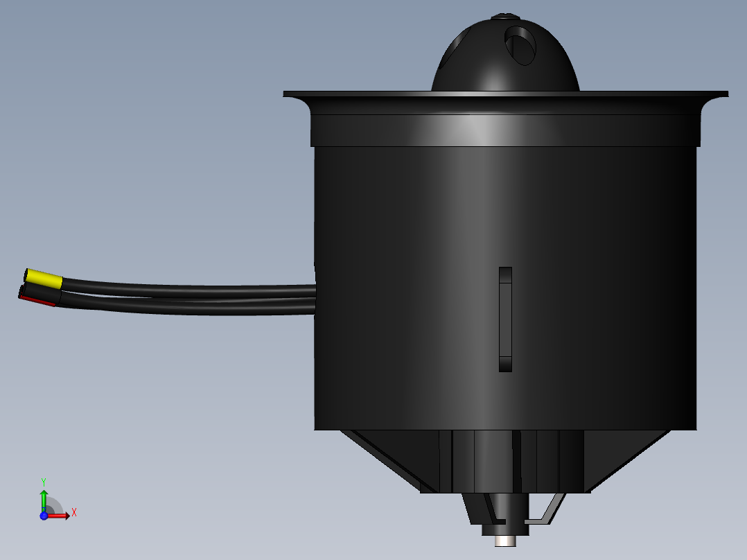 edf-70mm 12个风扇片前视图