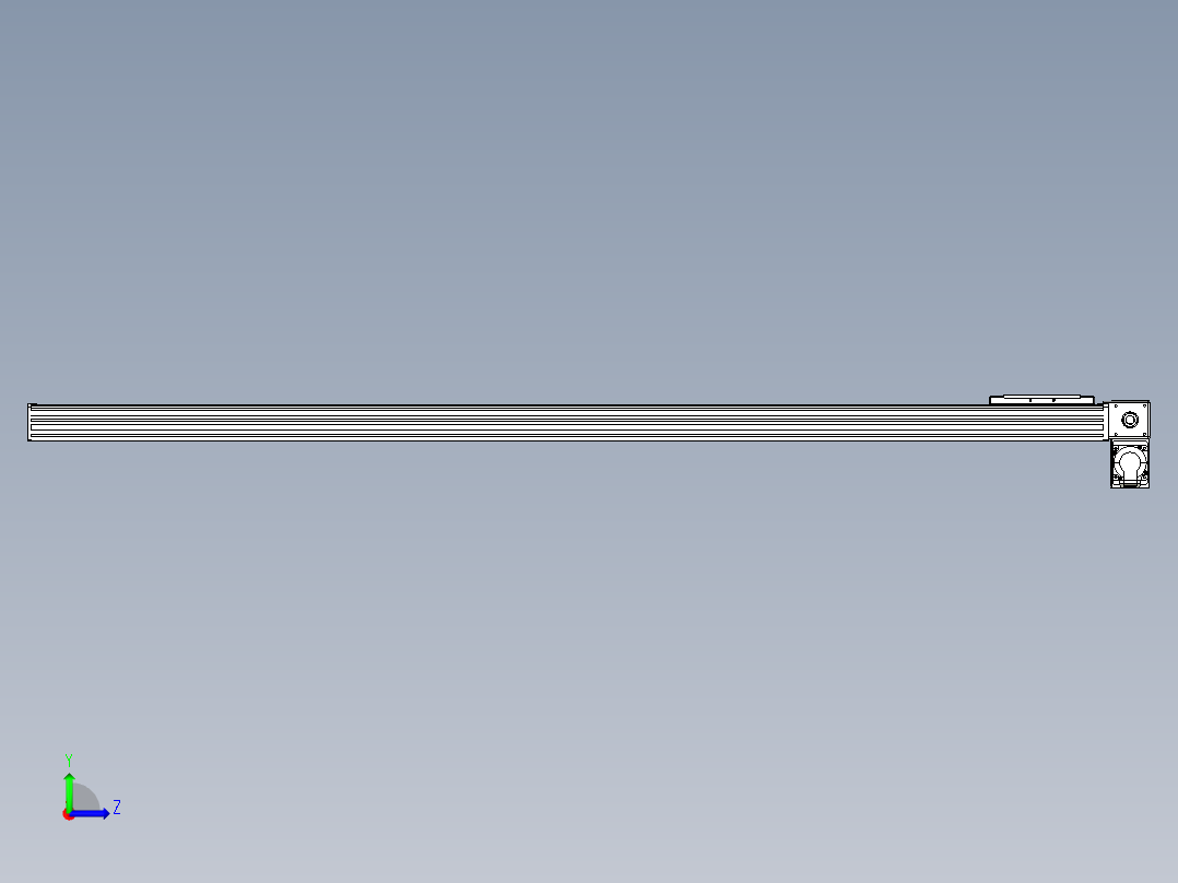 同步带全封闭直线模组TPA-HCB-14D-120-L1600-RP-C-P40-N3左视图