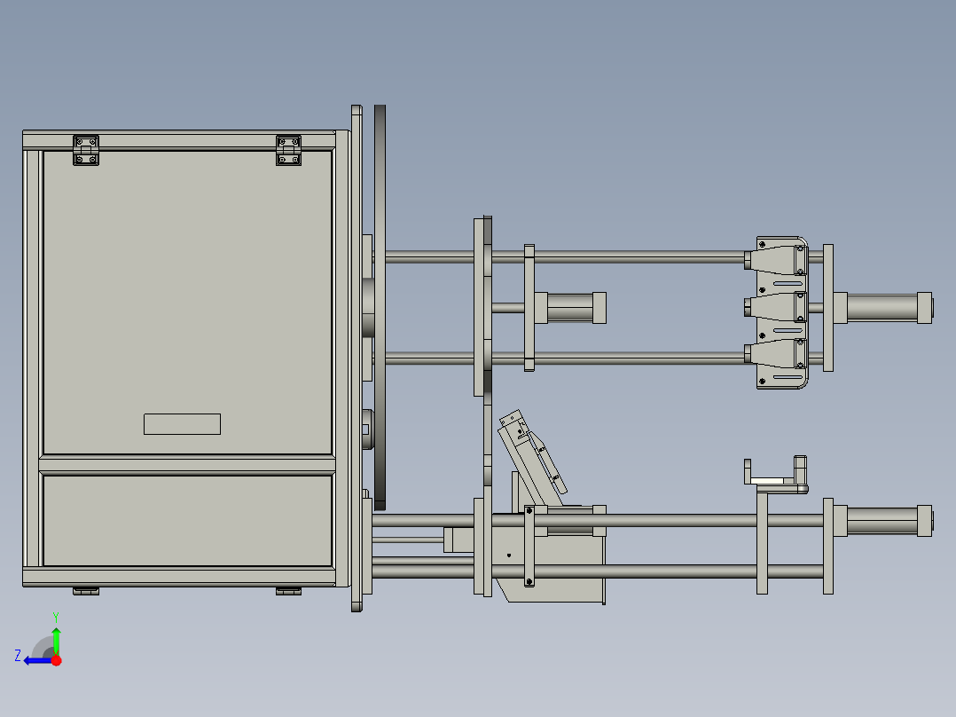 转盘深圳螺丝机右视图