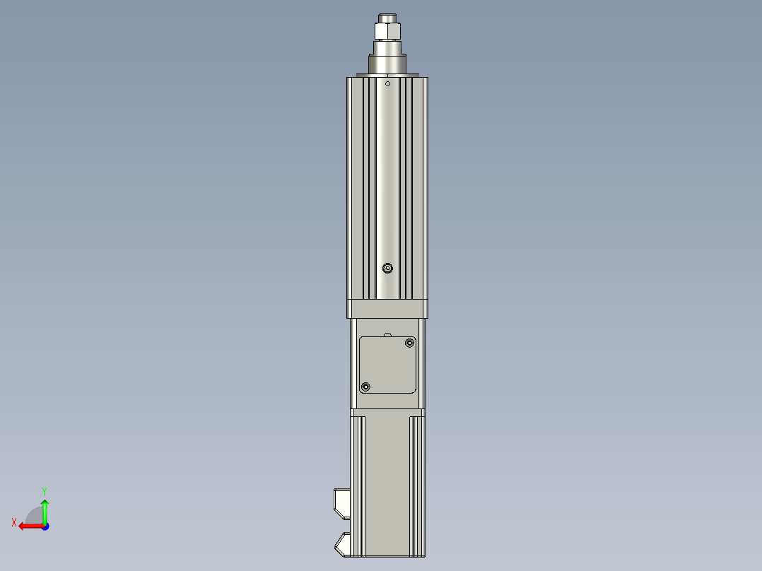 12VZ电动缸-VZ6-S50-BC后视图