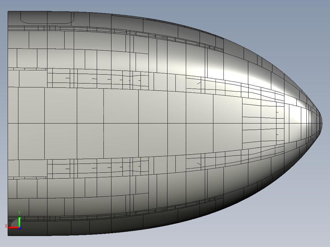 飞机驾驶舱模型后视图