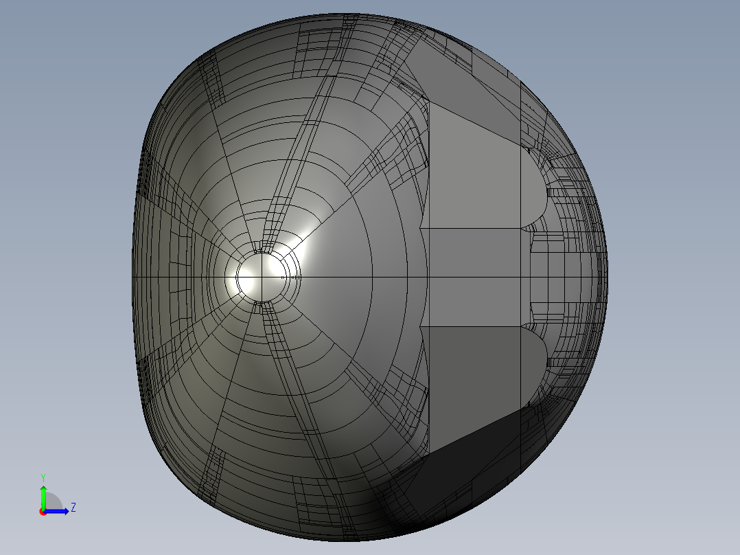 飞机驾驶舱模型左视图