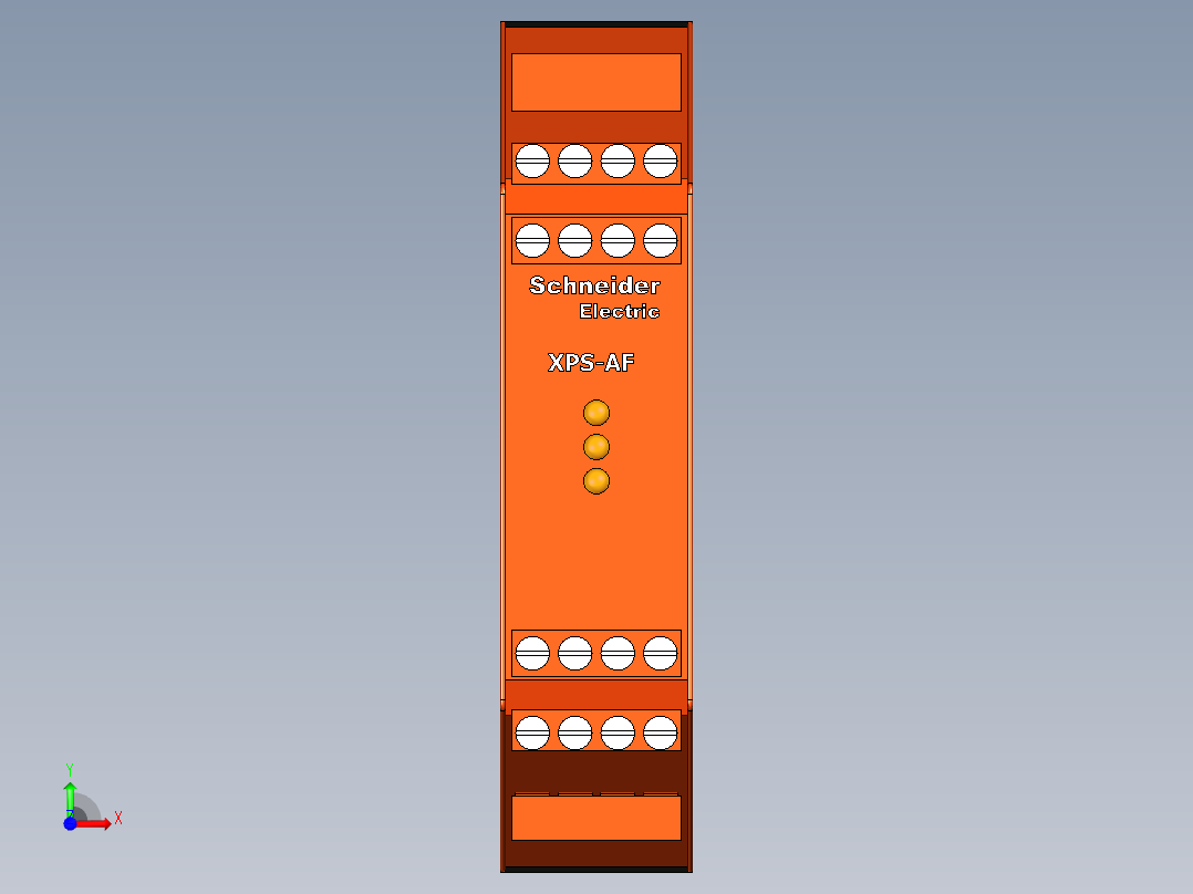 xps-af-1施耐德电气紧急停止继电器前视图