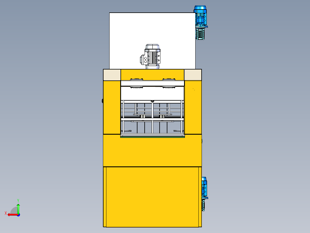 矿泉水瓶瓶装液体膜包机step后视图