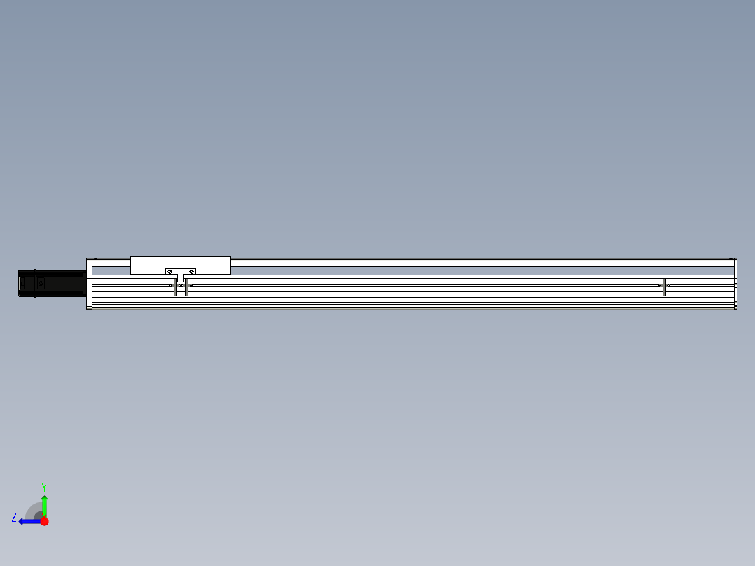 Toyo东佑达直线模组-ETH22-1100-BC-400W+煞車右视图