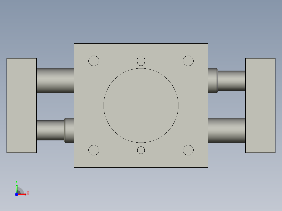 普通气爪PH06-16L前视图