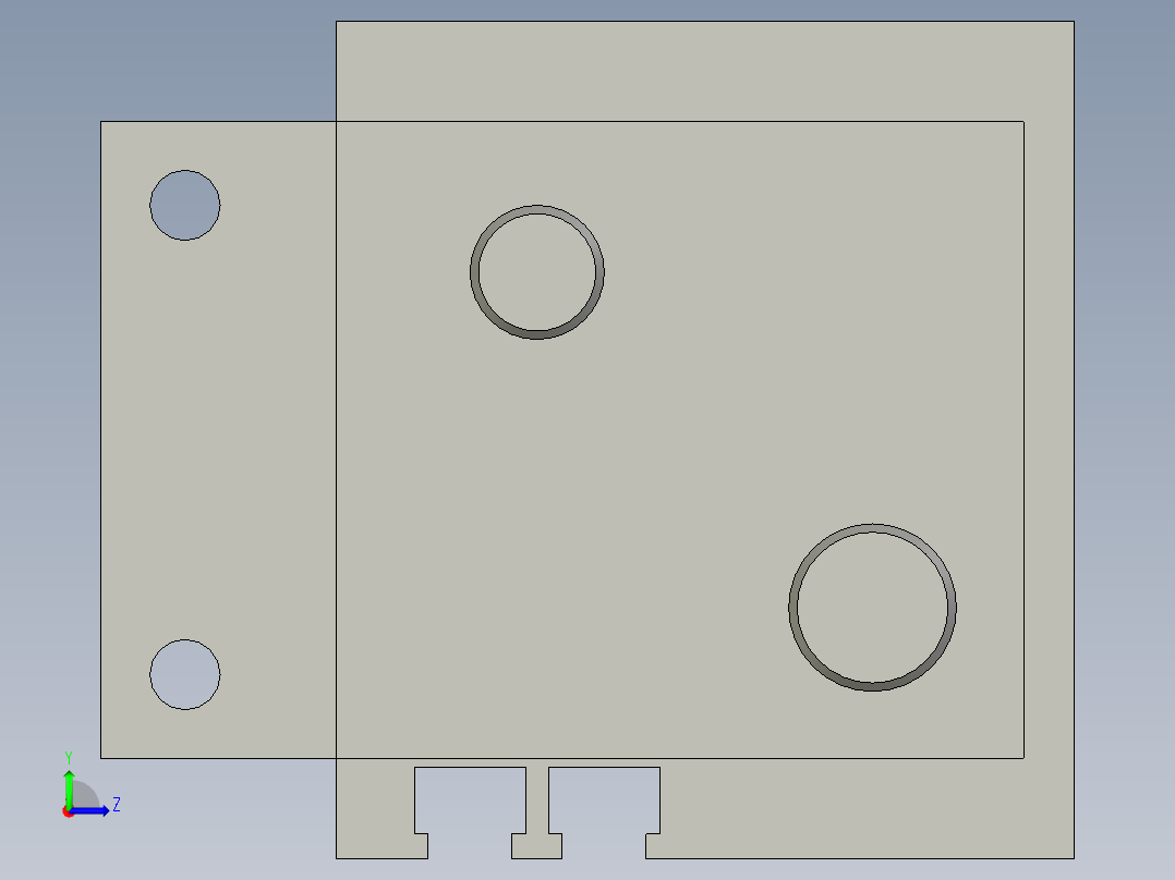 普通气爪PH06-16L左视图