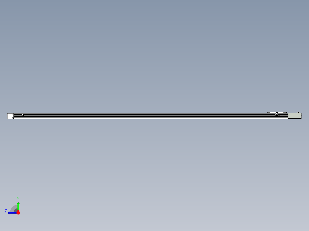 同步带滑台-欧规BC6H-L60-S2800-R-ZP40-D3右视图