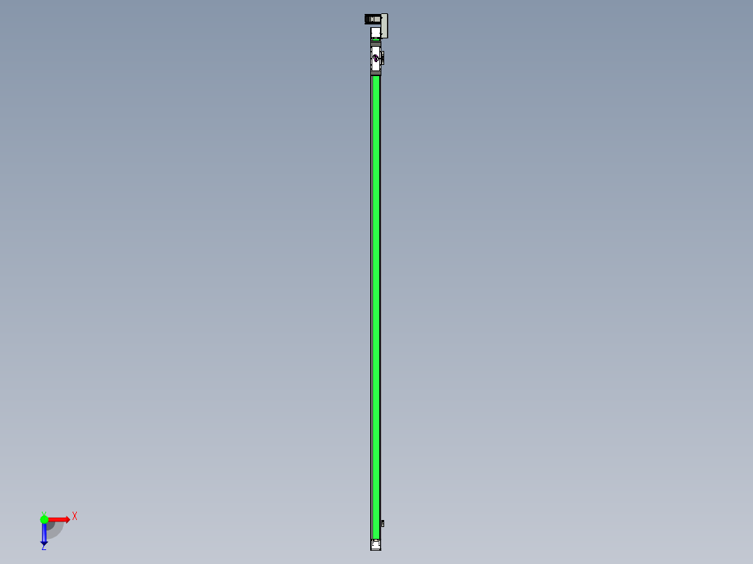 同步带滑台-欧规BC6H-L60-S2800-R-ZP40-D3俯视图