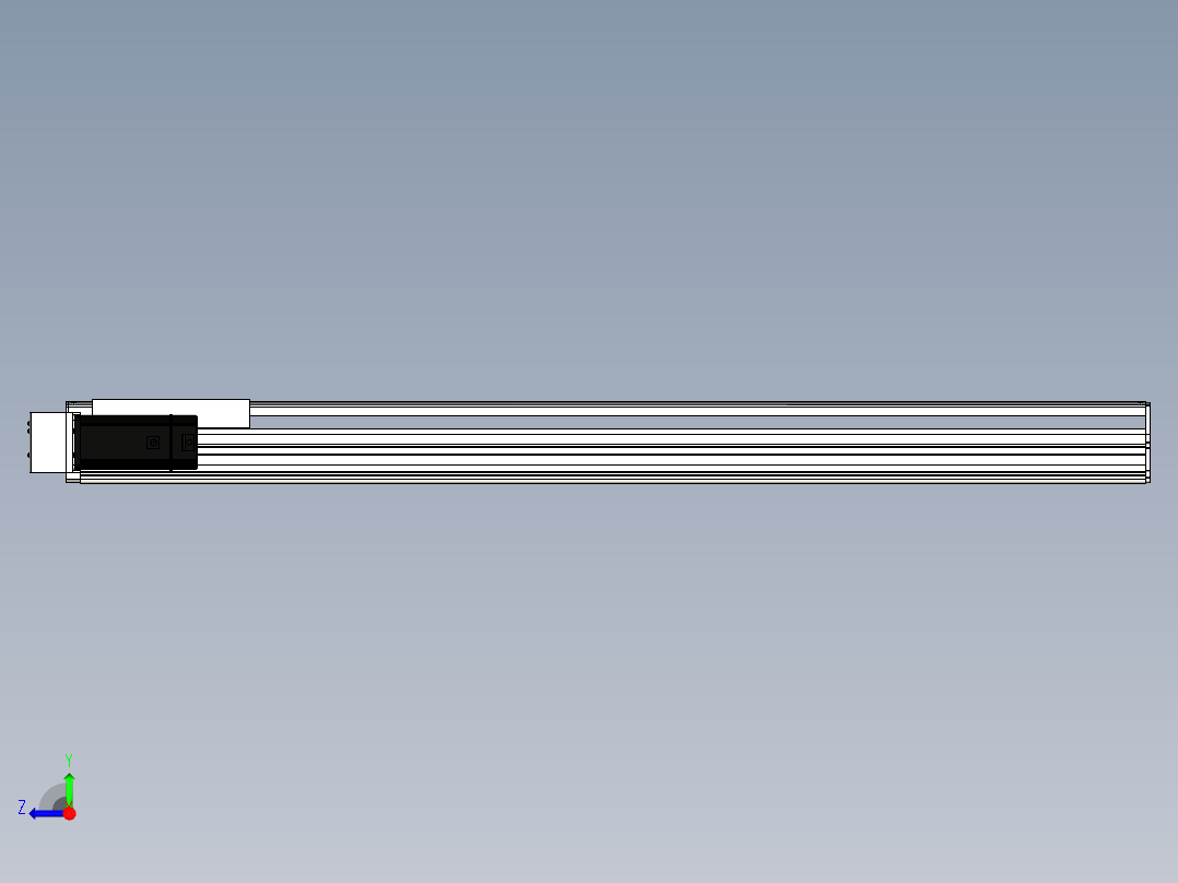 Toyo东佑达直线模组-ETH22-1250-BL-750W+煞車右视图