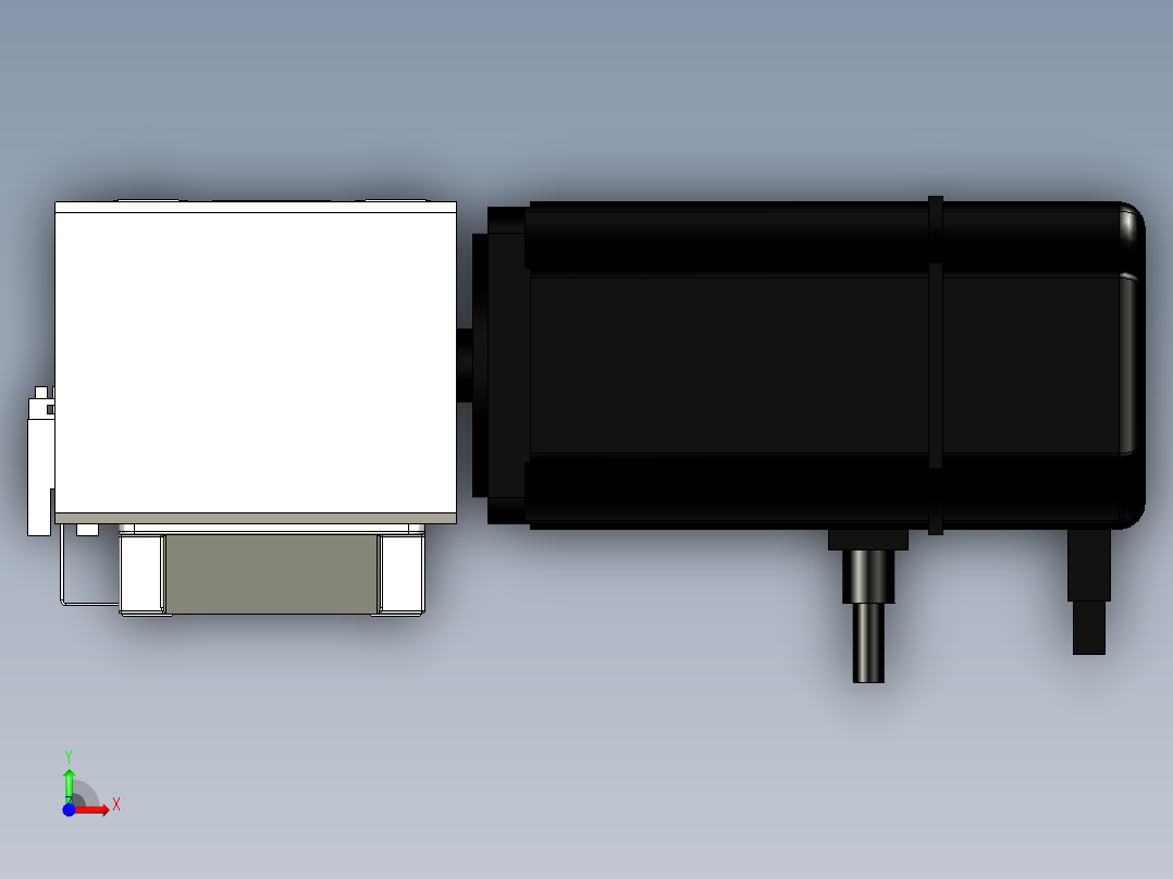 Toyo东佑达直线模组-M65M-X78-1600-R-M40-C4前视图