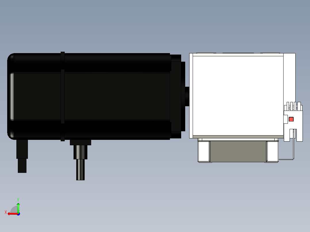 Toyo东佑达直线模组-M65M-X78-1600-R-M40-C4后视图