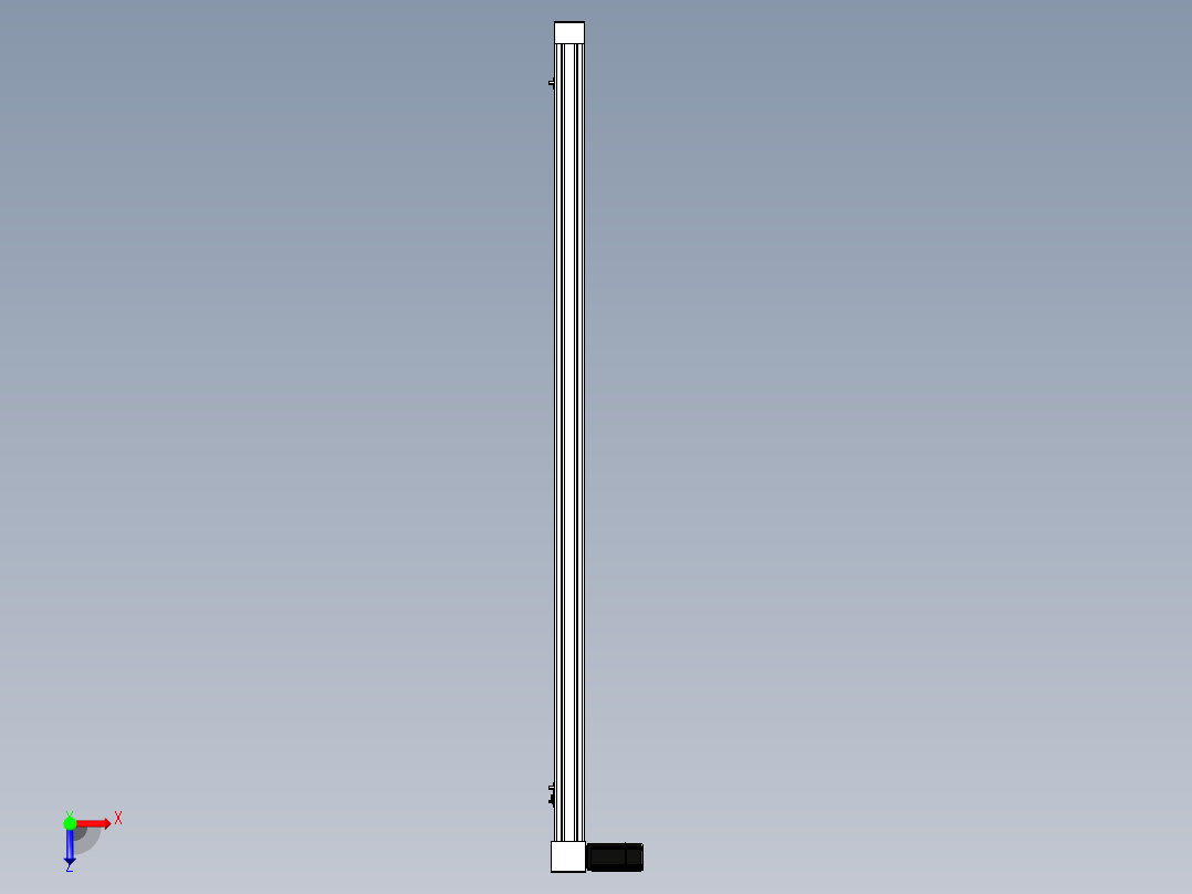 Toyo东佑达直线模组-M65M-X78-1600-R-M40-C4俯视图