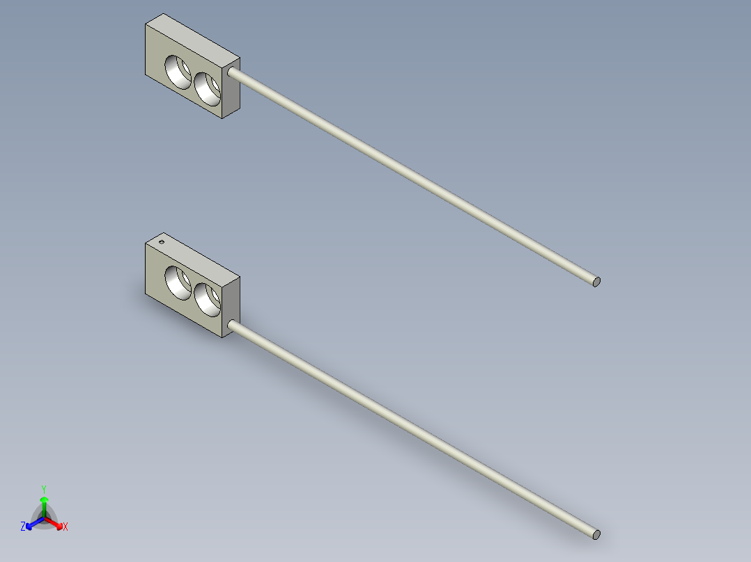 支架光纤_对射型FT-W14主视图
