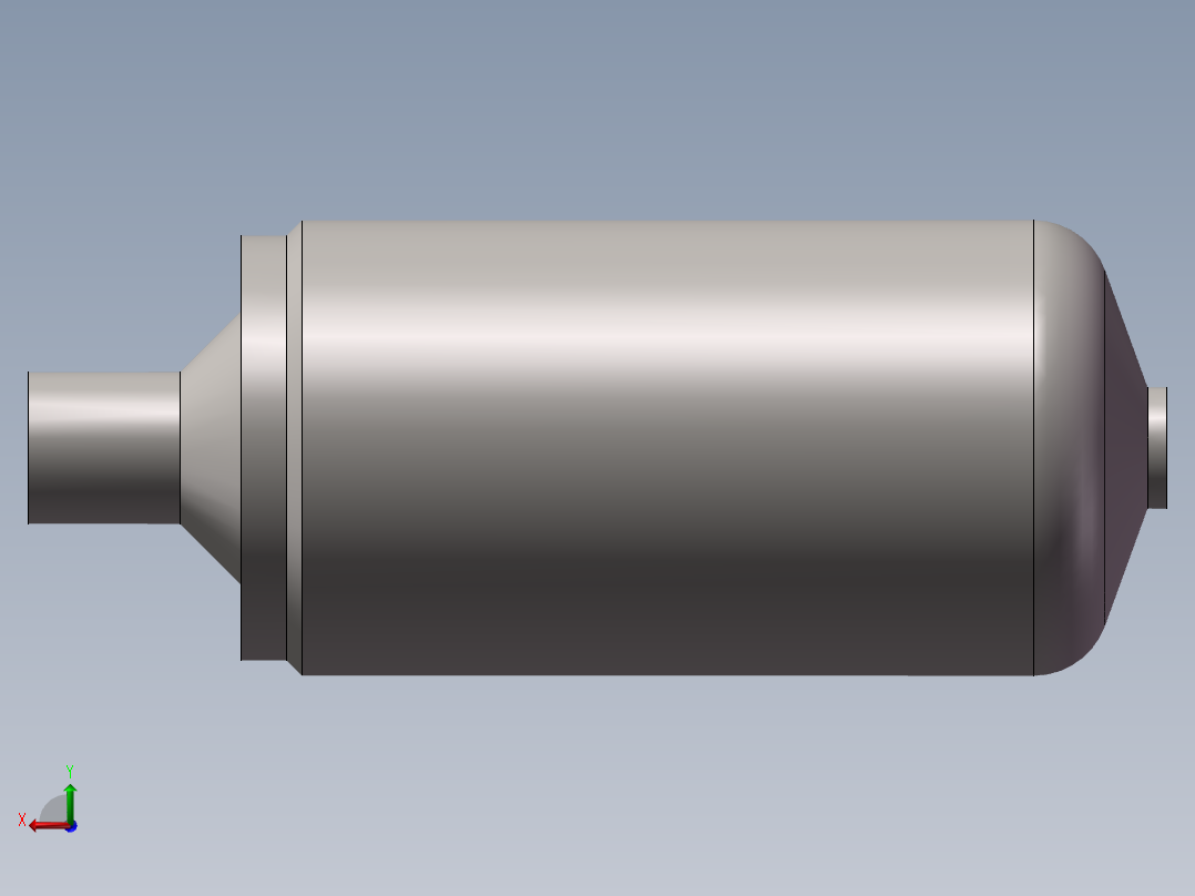 滚柱式汽油泵后视图