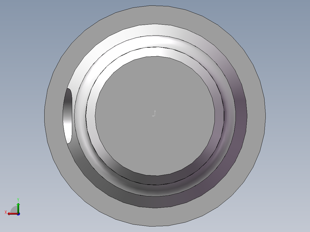 输出轴加工工艺分析后视图