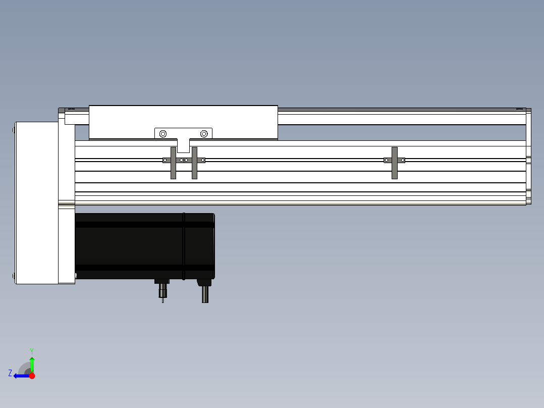 Toyo东佑达直线模组-ETH22-250-BM-750W+煞車右视图