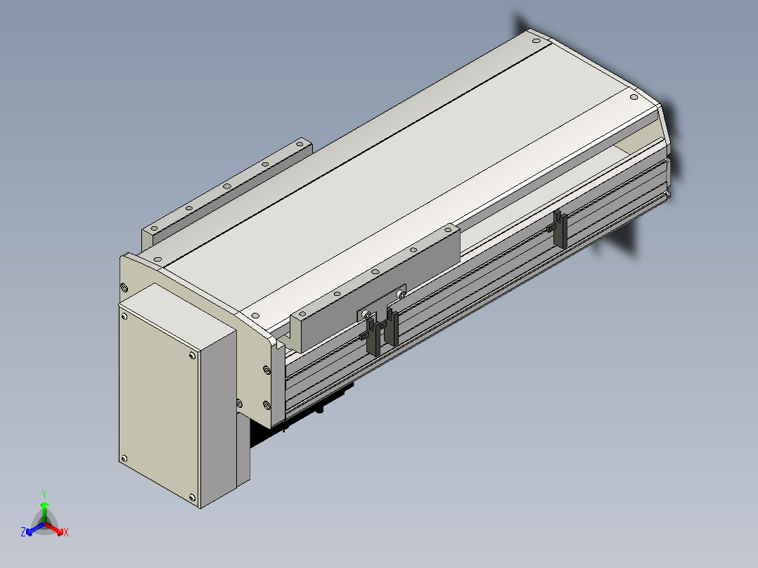 Toyo东佑达直线模组-ETH22-250-BM-750W+煞車正等轴测图
