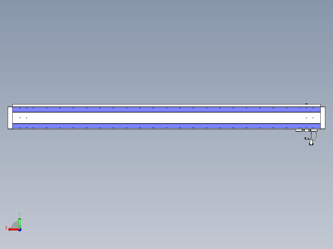 威洛博VL系列直线电机模组-VL17E2-S2100后视图