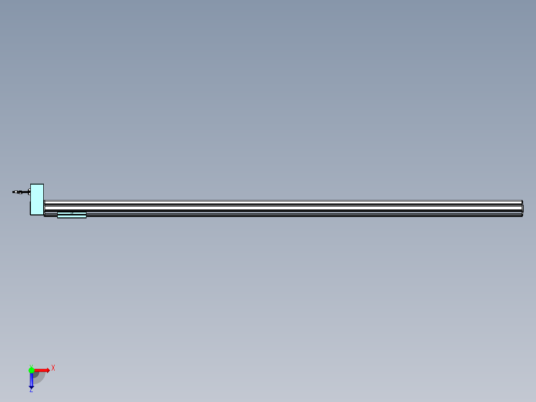 威洛博VBF同步带传动一般环境VBF14-L45-S2050-BRD-ZP40-C3俯视图