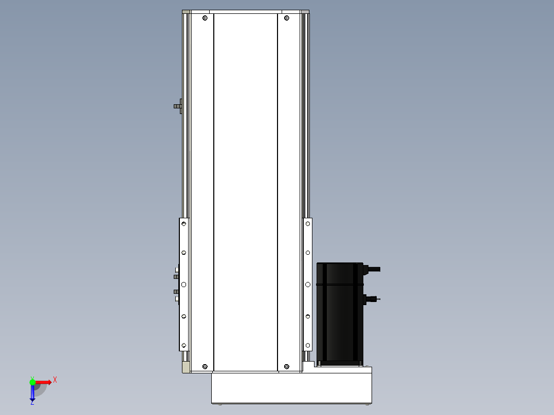 Toyo东佑达直线模组-ETH22-300-BL-750W+煞車俯视图