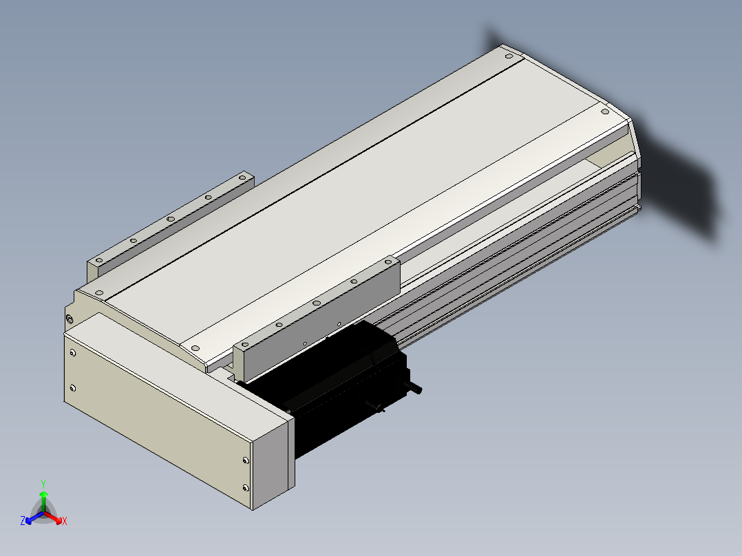 Toyo东佑达直线模组-ETH22-300-BL-750W+煞車正等轴测图