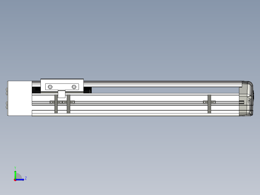 Toyo东佑达直线模组-ETH13-300-BR-400W左视图