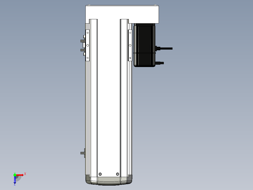 Toyo东佑达直线模组-ETH13-300-BR-400W俯视图