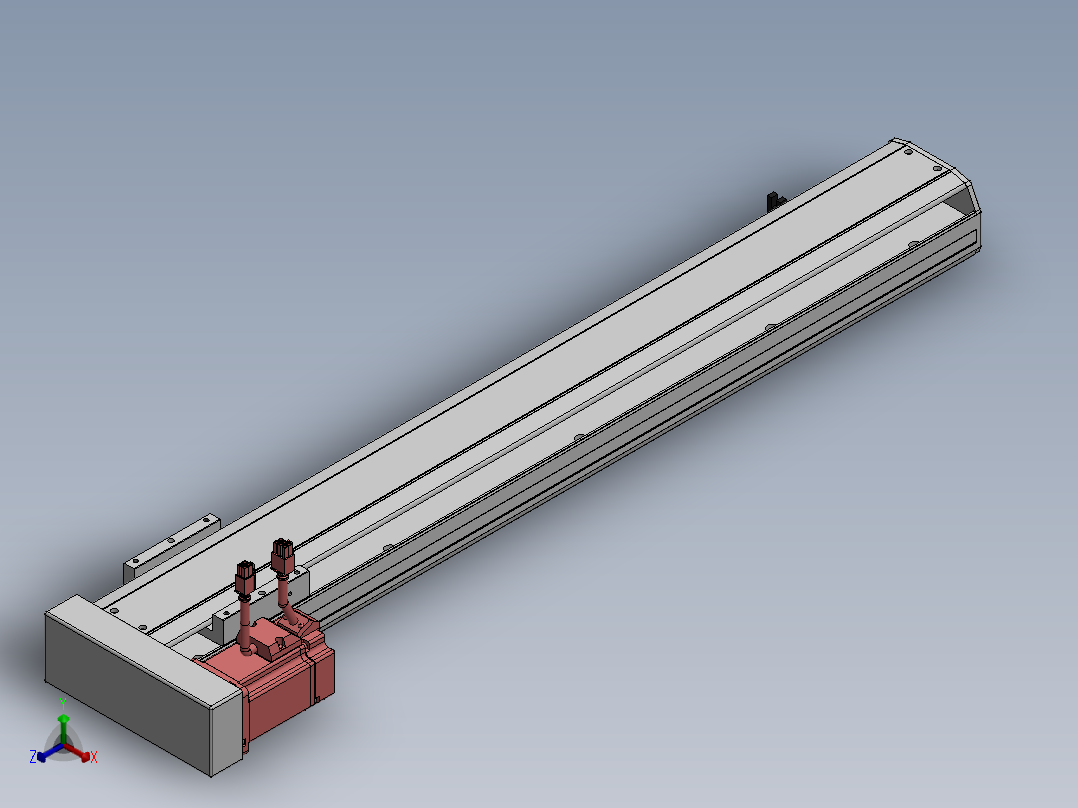精密模组MY100-T10-650L-BL-P20B-C4-C正等轴测图
